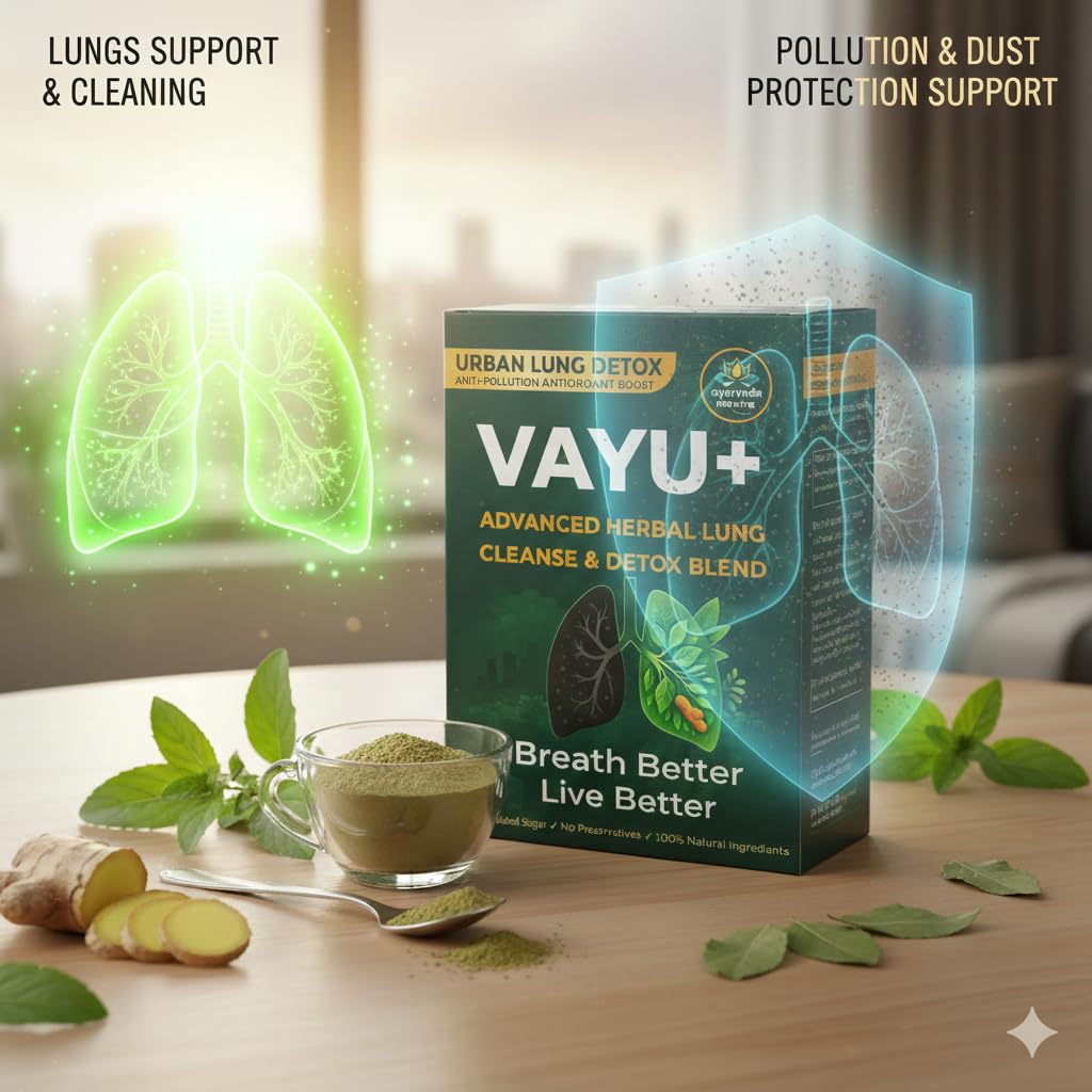 Vayu+ Lung Support Herbal Tea Powder