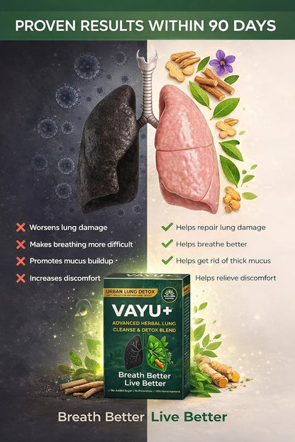 Vayu+ Lung Support Herbal Tea Powder